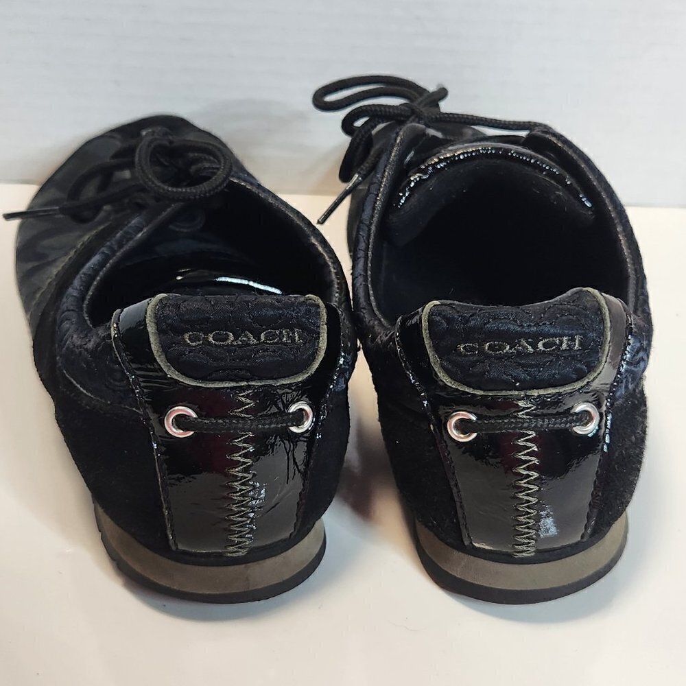 Coach ‘Kelbie’ black sneakers, suede 8 - Picture 2 of 7